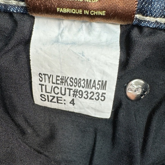 Kut From The Kloth Bermuda Jean Shorts Womens Size 4 Dark Wash - Picture 6 of 10